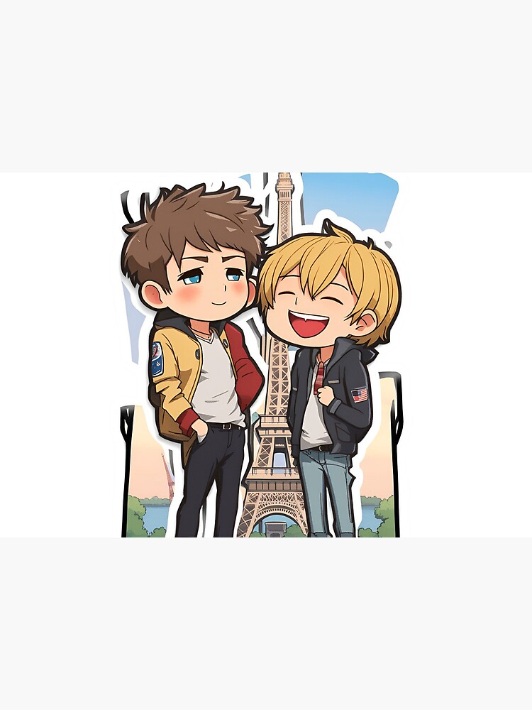 Thumbnail 5 of 5, Mask, HEARTSTOPPER Netflix Series: Nick & Charlie in Paris designed and sold by Aryabek.