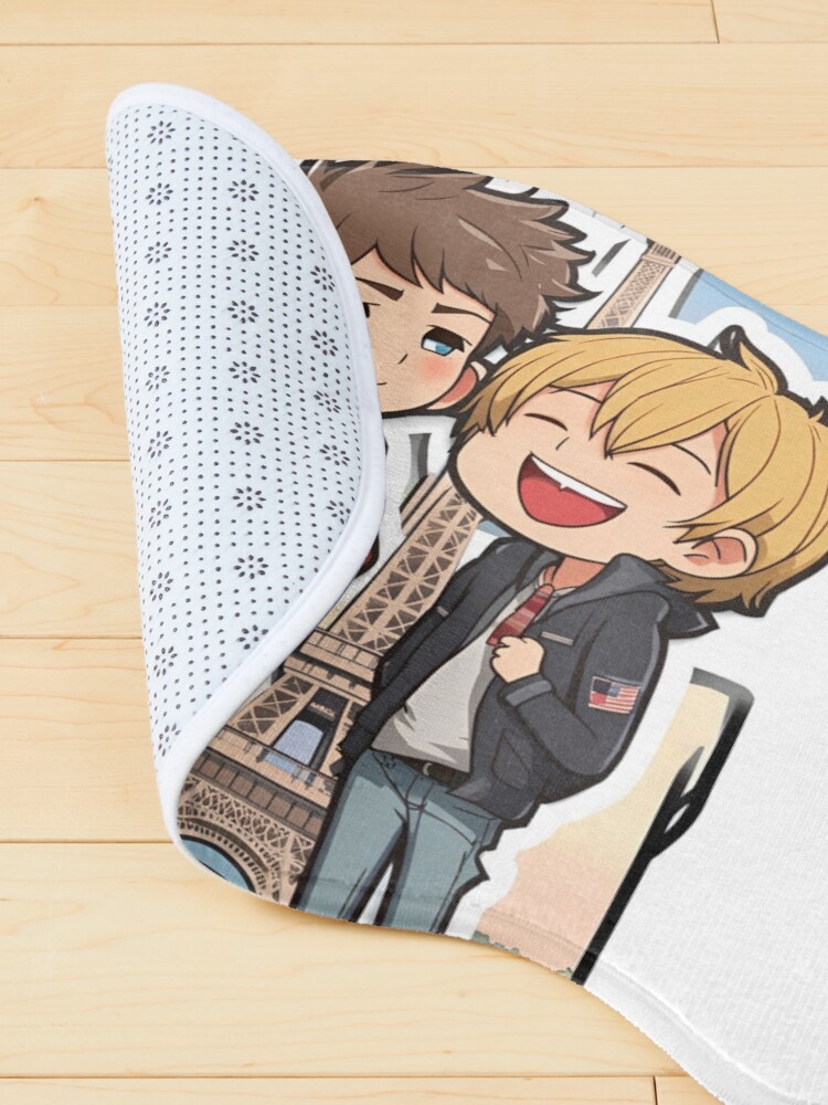Thumbnail 4 of 5, Pet Mat, HEARTSTOPPER Netflix Series: Nick & Charlie in Paris designed and sold by Aryabek.