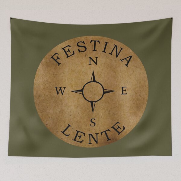 Item preview, Festina lente latin quotes phrases sayings words word designed and sold by Alexaltay.