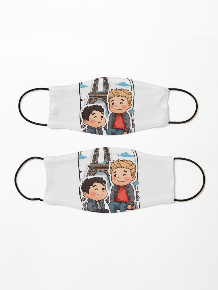 Thumbnail 3 of 5, Mask, Heartwarming Nick & Charlie: HEARTSTOPPER Netflix Series designed and sold by Aryabek.