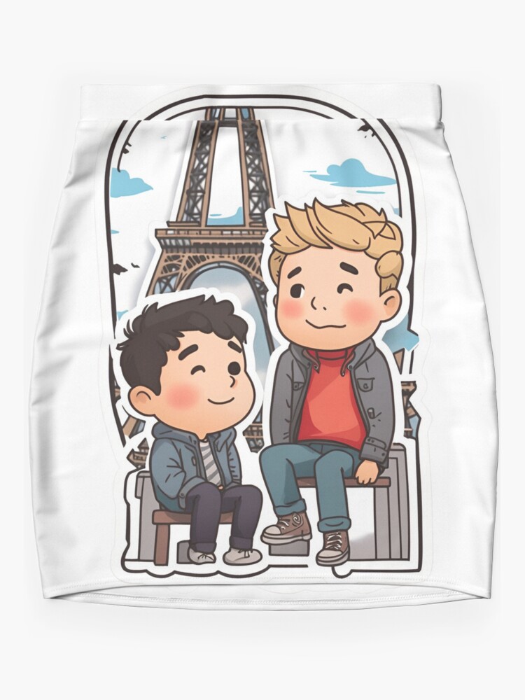Mini Skirt,  Heartwarming Nick & Charlie: HEARTSTOPPER Netflix Series designed and sold by Aryabek