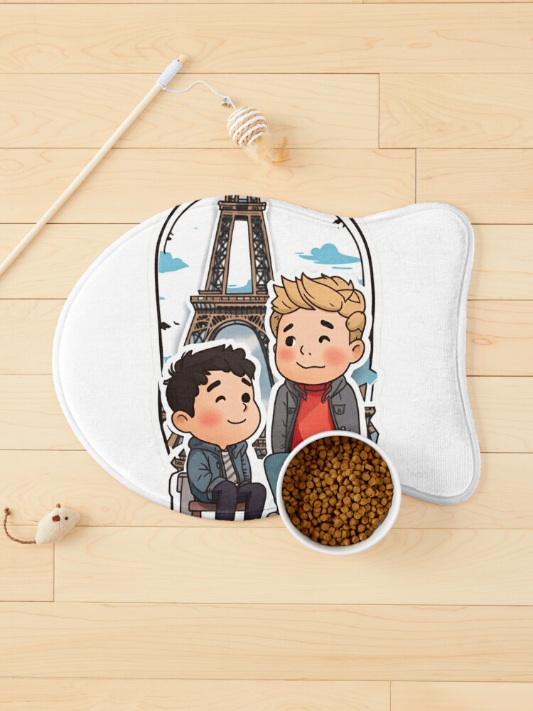 Thumbnail 1 of 5, Pet Mat,  Heartwarming Nick & Charlie: HEARTSTOPPER Netflix Series designed and sold by Aryabek.