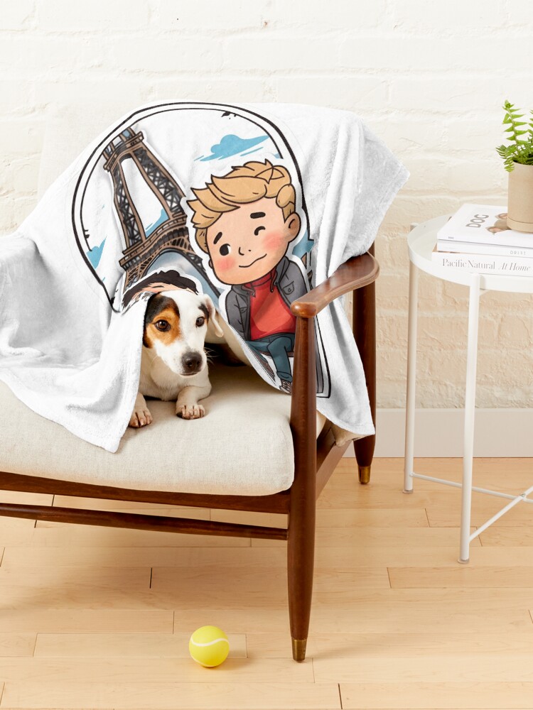 Thumbnail 4 of 6, Pet Blanket, Heartwarming Nick & Charlie: HEARTSTOPPER Netflix Series designed and sold by Aryabek.