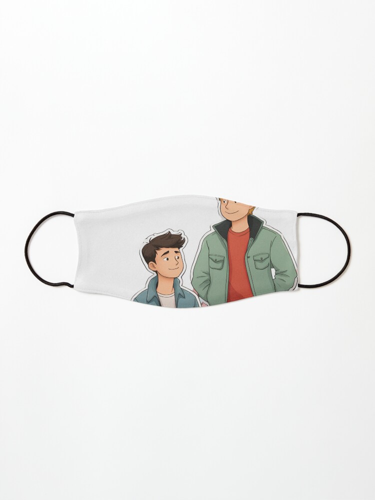 Thumbnail 1 of 5, Mask, HEARTSTOPPER Netflix Series: Nick & Charlie’s Love Story designed and sold by Aryabek.