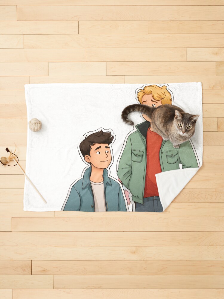 Thumbnail 1 of 6, Pet Blanket, HEARTSTOPPER Netflix Series: Nick & Charlie’s Love Story designed and sold by Aryabek.