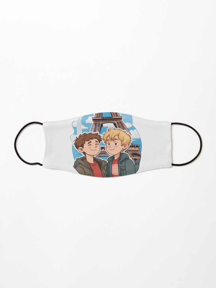Thumbnail 1 of 5, Mask, HEARTSTOPPER Netflix Series: Nick & Charlie in Paris designed and sold by Aryabek.