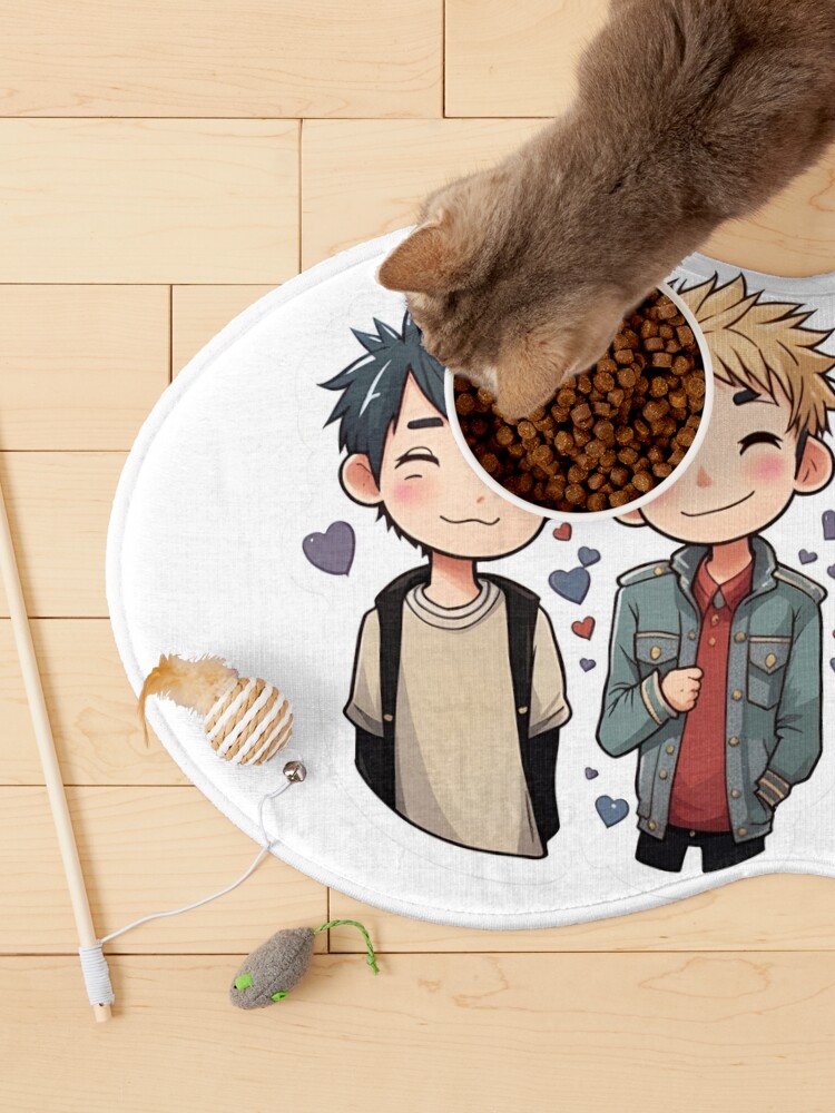 Thumbnail 3 of 5, Pet Mat, HEARTSTOPPER on Netflix: The Magic of Nick & Charlie designed and sold by Aryabek.