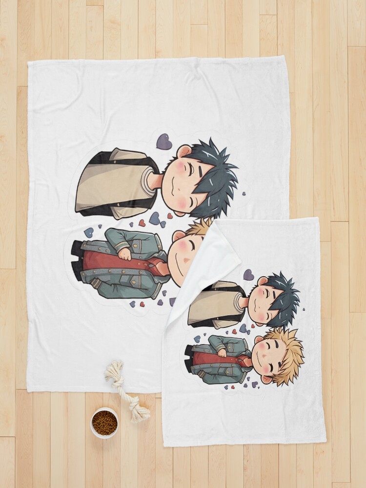 Thumbnail 5 of 6, Pet Blanket, HEARTSTOPPER on Netflix: The Magic of Nick & Charlie designed and sold by Aryabek.