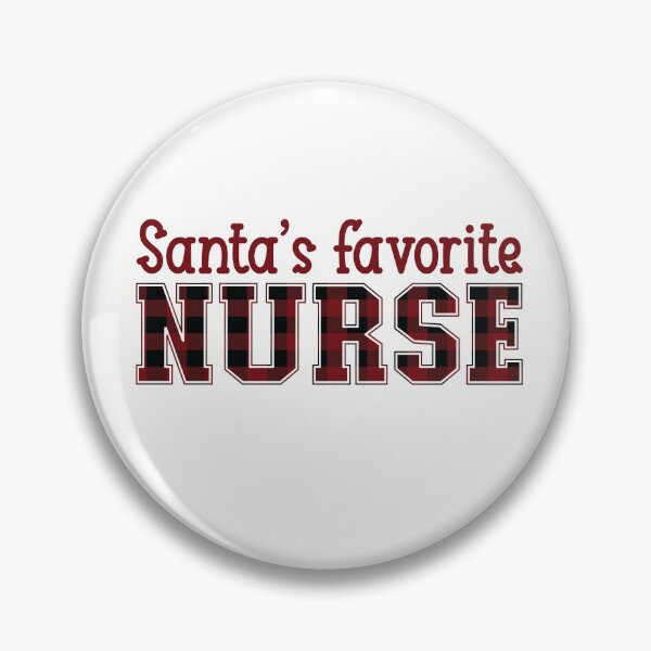 Item preview, Santa's Favourite Nurse - Tartan Plaid Christmas Design (American Spelling)) designed and sold by TaraGbear.