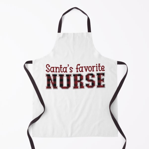 Item preview, Santa's Favourite Nurse - Tartan Plaid Christmas Design (American Spelling)) designed and sold by TaraGbear.
