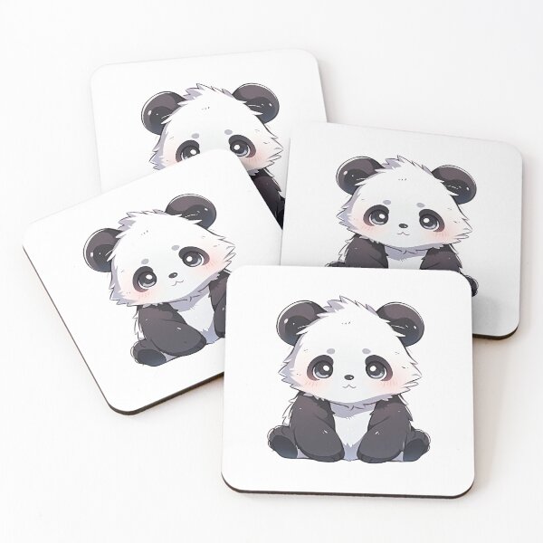 Item preview, Cute Kawaii Panda designed and sold by CozyKawaiiArt.