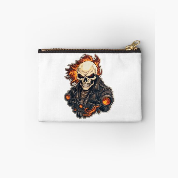 Item preview, Fire Skeleton Skull | Classic T-Shirt, Sticker designed and sold by NicolasGlowArt.