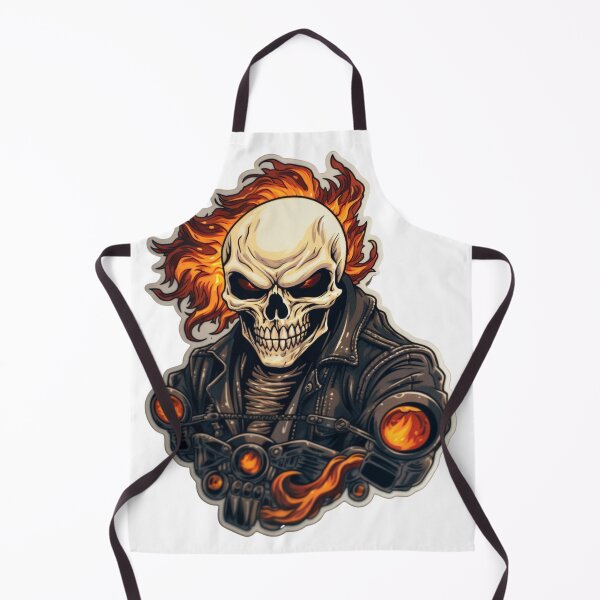 Item preview, Fire Skeleton Skull | Classic T-Shirt, Sticker designed and sold by NicolasGlowArt.