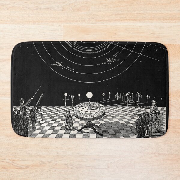 Item preview, Planets and asteroids. Vintage plaque (c.1850), restored by Mindthecherry designed and sold by MINDTHECHERRY.