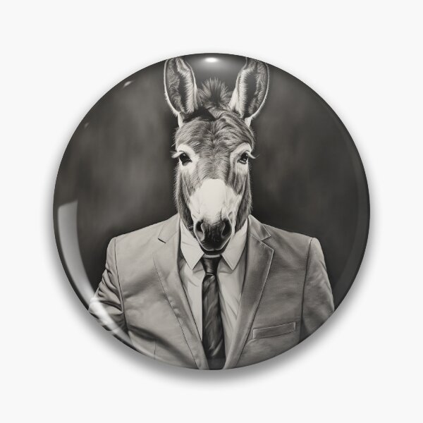 Item preview, Donkey in Business Suit Art designed and sold by redstar19.