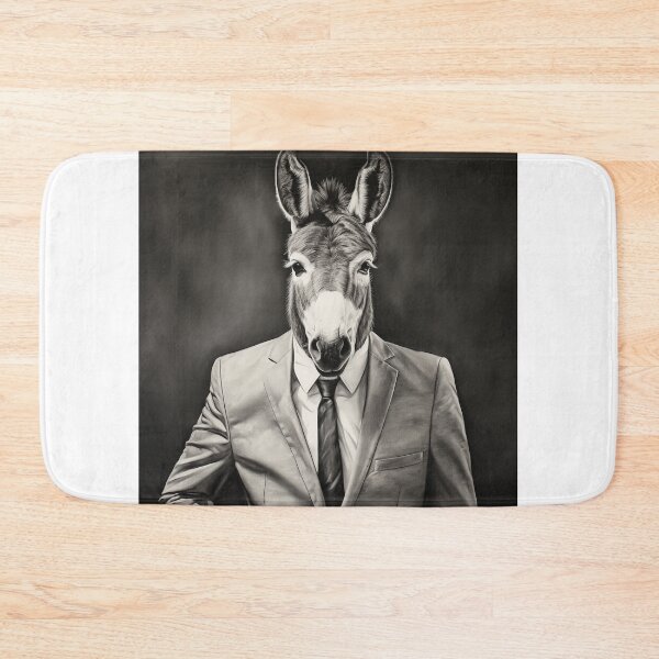 Item preview, Donkey in Business Suit Art designed and sold by redstar19.