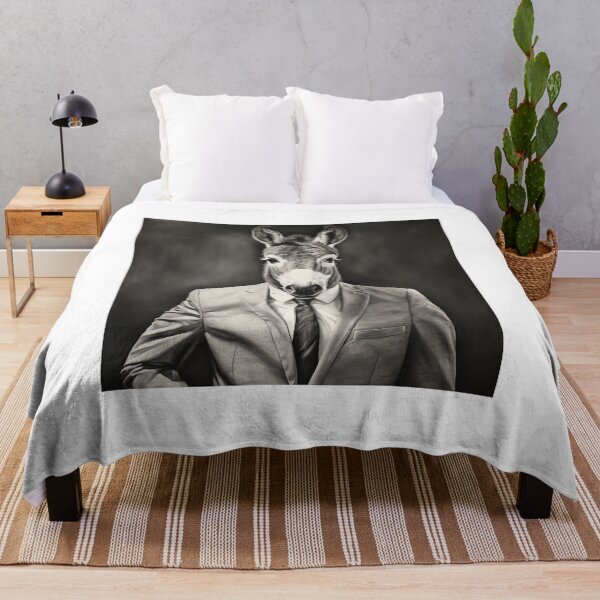 Item preview, Donkey in Business Suit Art designed and sold by redstar19.