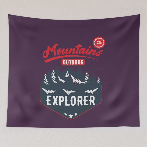 Item preview, ENJOY Mountains OUTDOOR EXPLORER  designed and sold by Billy Wong.