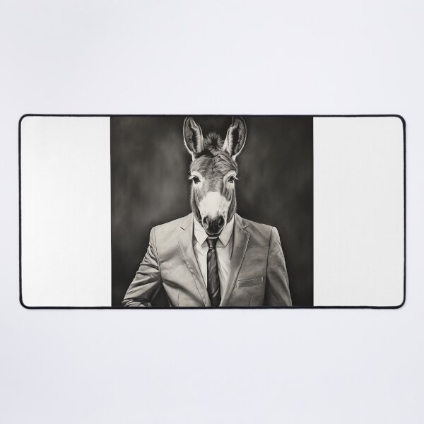 Item preview, Donkey in Business Suit Art designed and sold by redstar19.