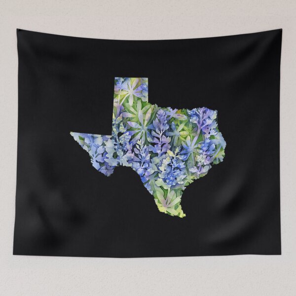 Item preview, texas blue texas map on white hailey e herrera transparent	 designed and sold by puexcdkn49.
