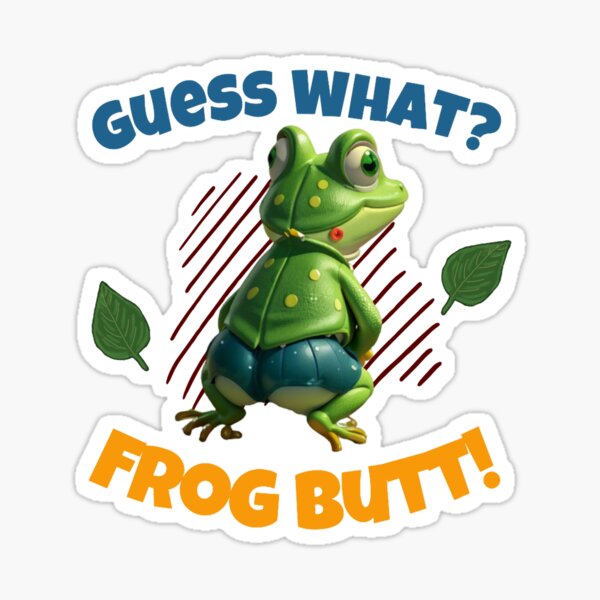 Guess What Frog Butt Pillows