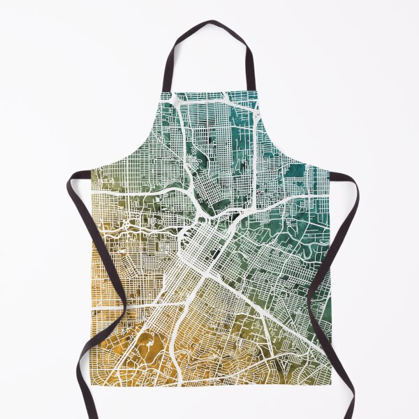 Item preview, Houston Texas City Street Map designed and sold by ArtPrints.