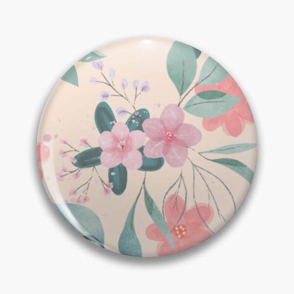Item preview, Light Modern Flowers in Transparent Pink Heavenly Nature designed and sold by ProGallery.