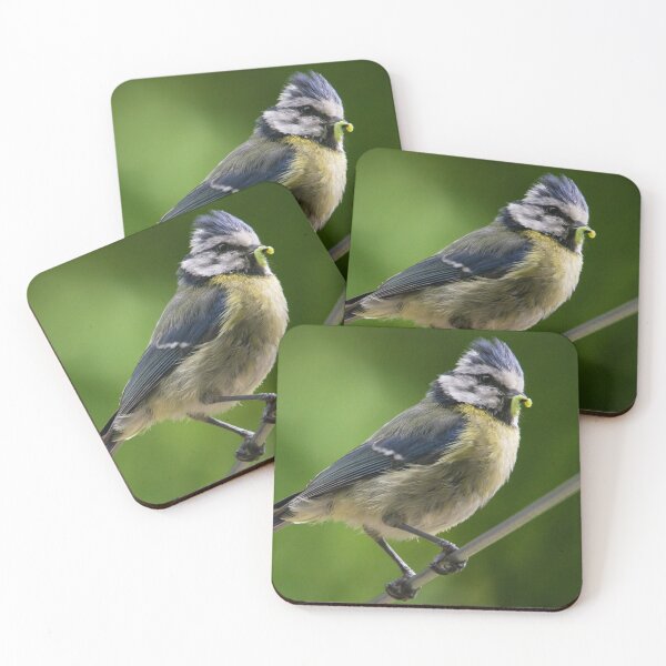 Item preview, Blue-Tit with his tea designed and sold by StelleryART.