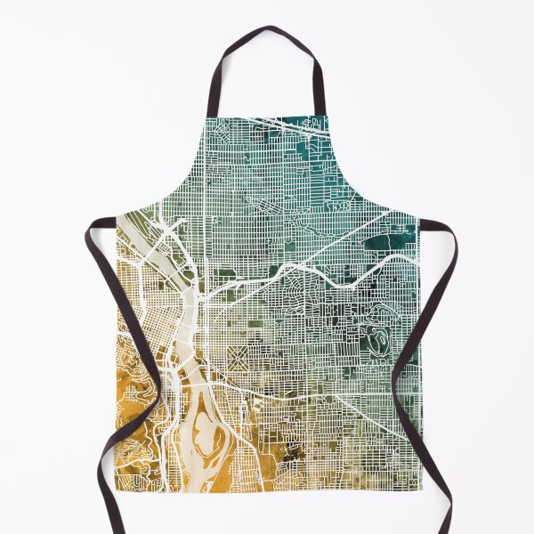 Item preview, Portland Oregon City Map designed and sold by ArtPrints.