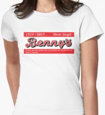 Benny's - Never Forget Women's Fitted T-Shirt