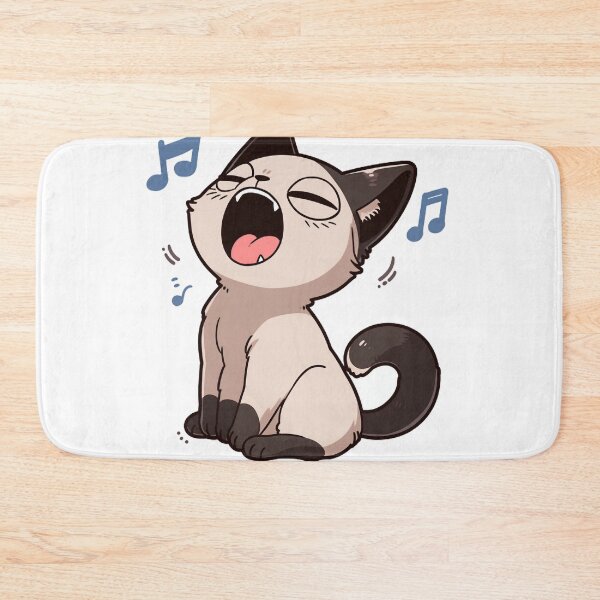 Item preview, Opera Siamese Cat - Candid Yawn Turned Song - Meme designed and sold by PaintbrushPlace.