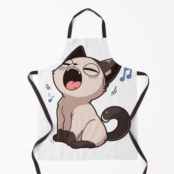 Item preview, Opera Siamese Cat - Candid Yawn Turned Song - Meme designed and sold by PaintbrushPlace.
