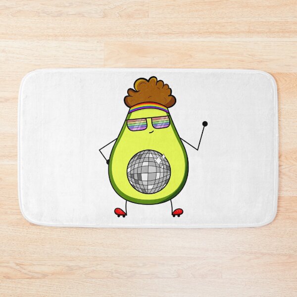 Item preview, Groovy Rainbow Avocado: Retro Roller Disco Delight designed and sold by ShutterStudios.