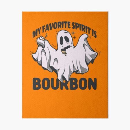 Item preview, My Favorite Spirit Is Bourbon Funny Halloween Bourbon Ghost Gear designed and sold by DynamicDesign.