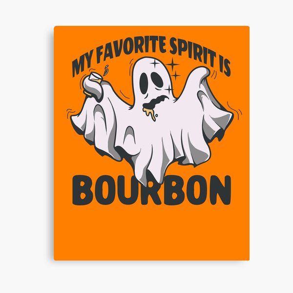 Item preview, My Favorite Spirit Is Bourbon Funny Halloween Bourbon Ghost Gear designed and sold by DynamicDesign.