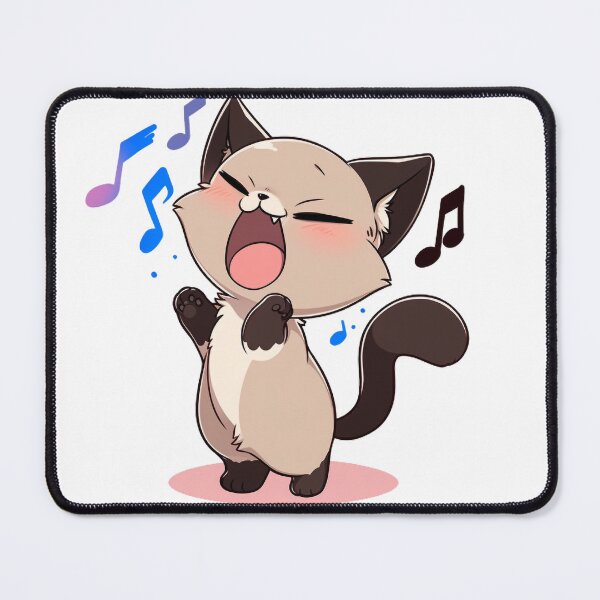 Item preview, Opera Siamese Cat - Candid Yawn Turned Song designed and sold by PaintbrushPlace.