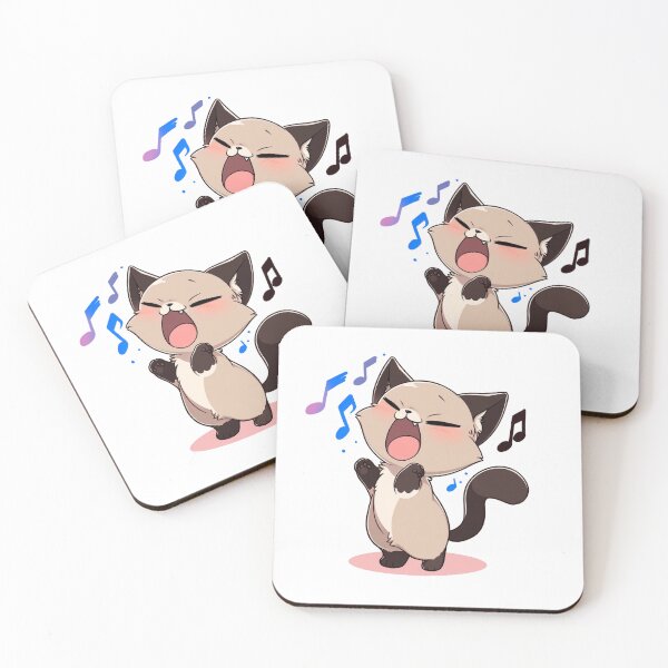 Item preview, Opera Siamese Cat - Candid Yawn Turned Song designed and sold by PaintbrushPlace.