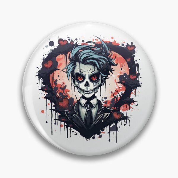 Item preview, Grinning Ghoul - Cartoon Skull Boy designed and sold by Adam Arts.