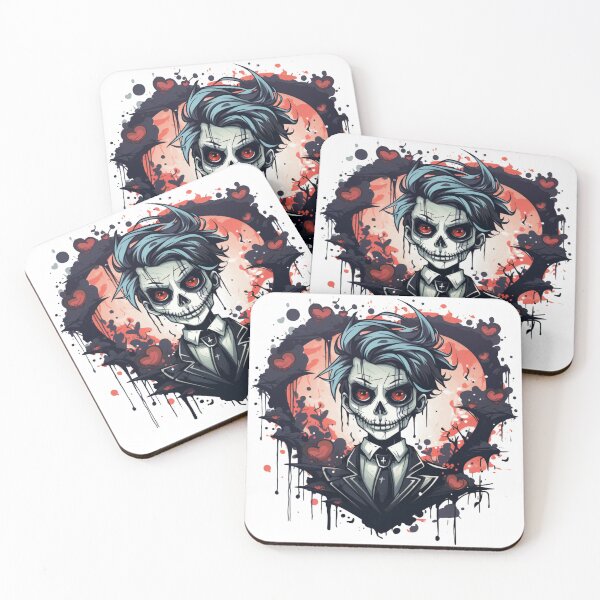 Item preview, Grinning Ghoul - Cartoon Skull Boy designed and sold by Adam Arts.
