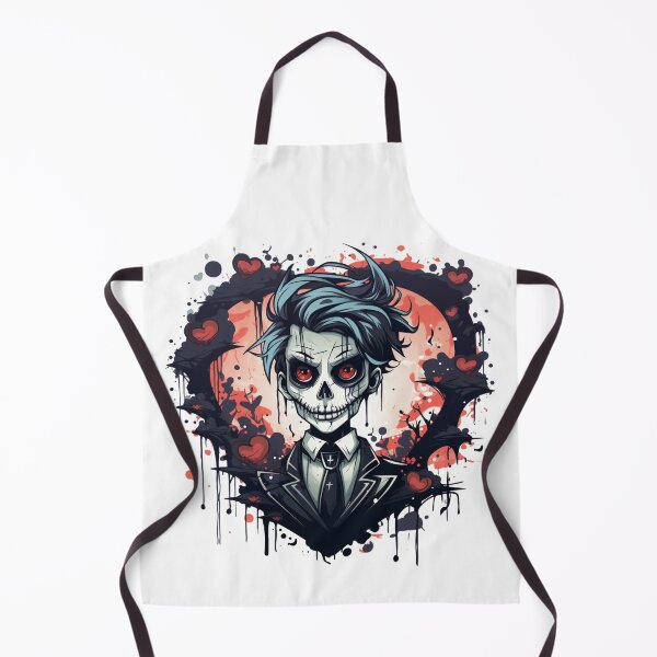 Item preview, Grinning Ghoul - Cartoon Skull Boy designed and sold by Adam Arts.