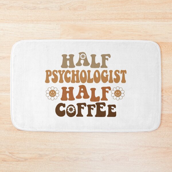 Item preview, Half Psychologist Half Coffee | Funny Psychologist Gift | Retro Groovy Psychologist | Caffeine Lover designed and sold by Christina-grich.