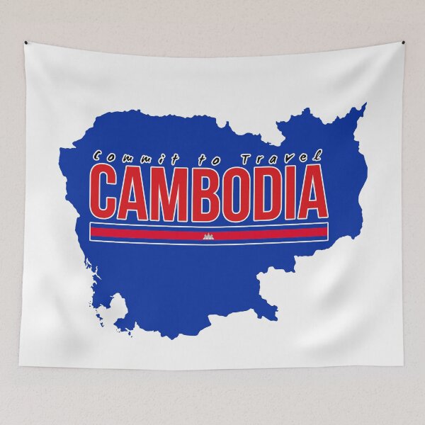 Item preview, Commit to Travel Cambodia designed and sold by Parag's Travel Shop.