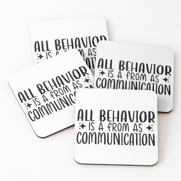 Item preview, All Behavior Is A Form Of Communication, Applied Behavior Analysis, Bcba Gift, Aba Therapy Gift designed and sold by Brahimloucif.