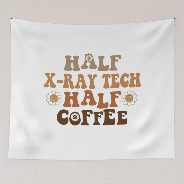 Item preview, Half X-Ray Half Coffee | Funny X-Ray Gift | Retro Groovy X-Ray | Caffeine Lover designed and sold by Christina-grich.