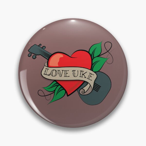 Item preview, Nautical Melodies: Love Uke - Sailor Style Ukulele Tattoo designed and sold by thejamestaylor.