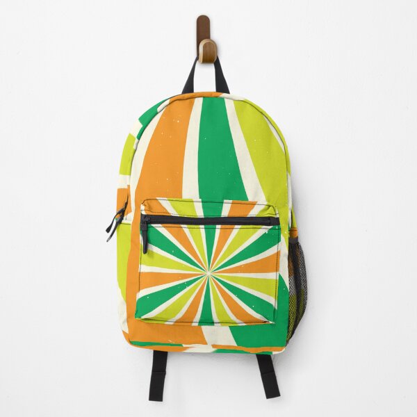 Item preview, Textured Retro Sunburst | Apple Green, Green, Orange designed and sold by rsty11.