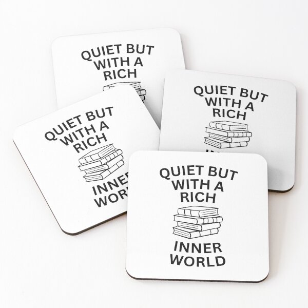 Item preview, Quiet But With A Rich Inner World - Introvert Quotes designed and sold by ethanzakicab.