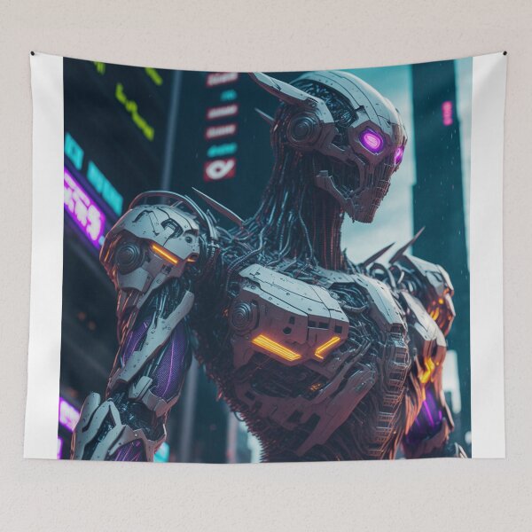 Item preview, Portrait of cyborg designed and sold by jsebouvi.