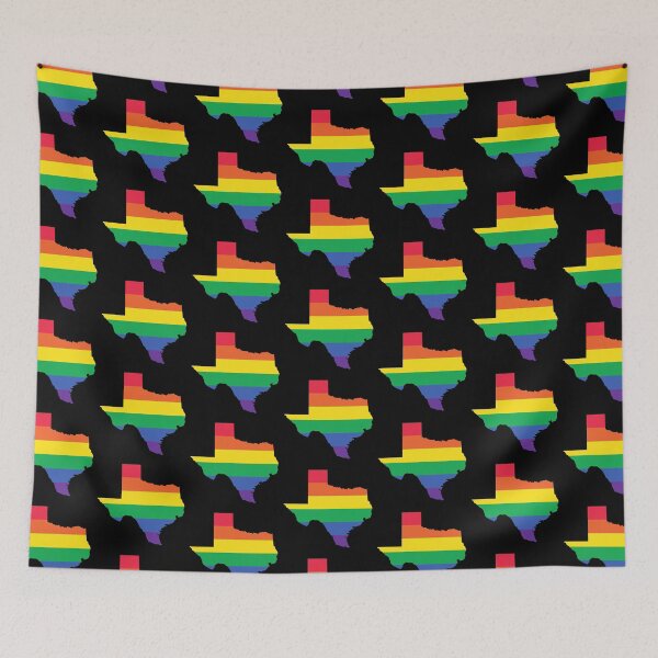 Item preview, Rainbow Texas State LGBTQ Love Texan Pride designed and sold by Gifts4Guitarist.