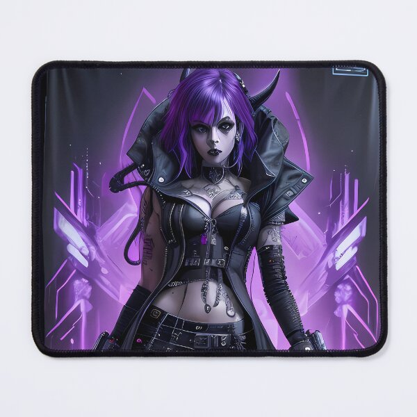 Item preview, Cyberpunk witch Gothic sorceress designed and sold by TaevasDesign.